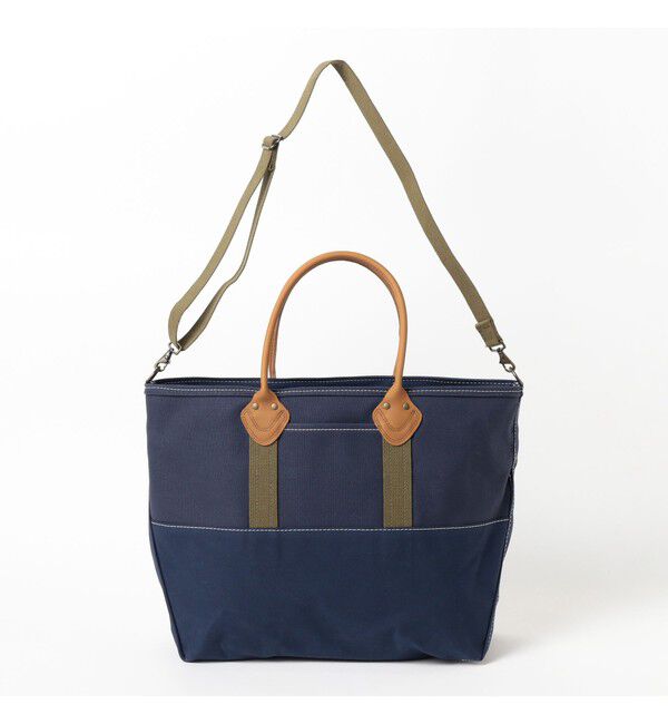 BEAMS PLUS「L.L.Bean / 別注 Deep Bottom Leather Handle Zip Tote L」|その他|