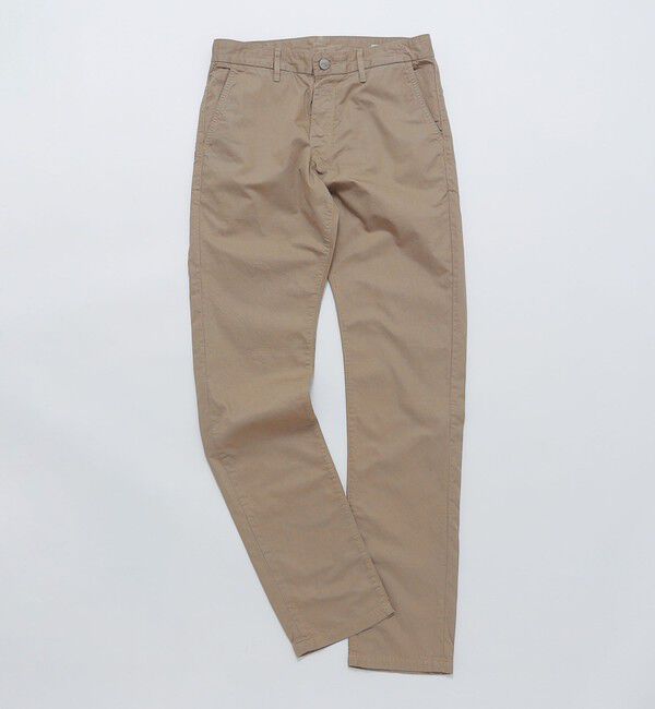 SHIPS「GROWN&SEWN: Independent Slim Pant - Feather Twill」|チノ|ライトカーキ