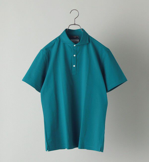 SHIPS「SHIPS：ALBINI 32ゲージ カノコ無地 ポロシャツ」|ポロシャツ|