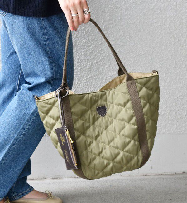 SHIPS any「《一部追加予約》【SHIPS any別注】Folna: 2WAY キルティング バッグ」|トートバッグ|