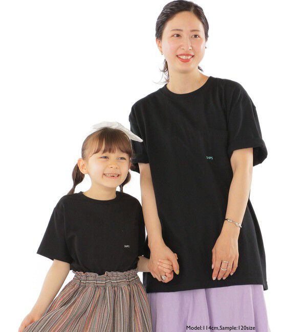SHIPS KIDS「【WEB限定】SHIPS KIDS:100～160cm /〈家族おそろい〉SHIPS マイクロロゴ TEE」|Tシャツ・カットソー|