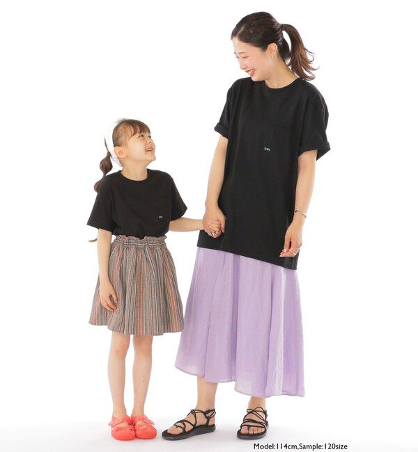 SHIPS KIDS「【WEB限定】SHIPS KIDS:100～160cm /〈家族おそろい〉SHIPS マイクロロゴ TEE」|Tシャツ・カットソー|