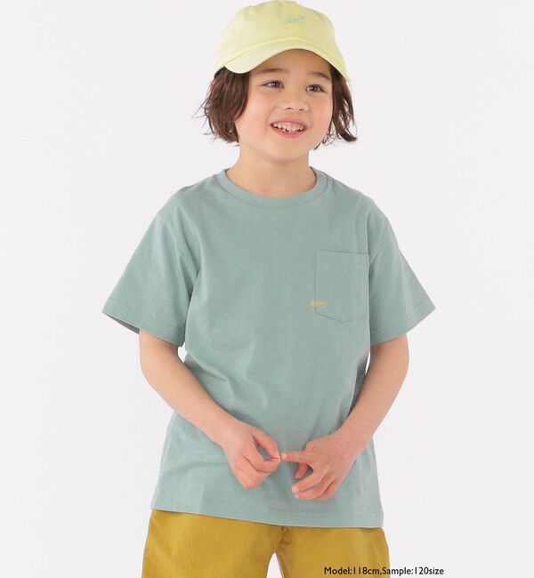 SHIPS KIDS「【WEB限定】SHIPS KIDS:100～160cm /〈家族おそろい〉SHIPS マイクロロゴ TEE」|Tシャツ・カットソー|