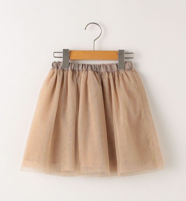SHIPS KIDS「SHIPS KIDS:100～130cm / チュール スカート」|フレア|