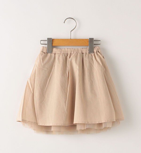 SHIPS KIDS「SHIPS KIDS:100～130cm / チュール スカート」|フレア|