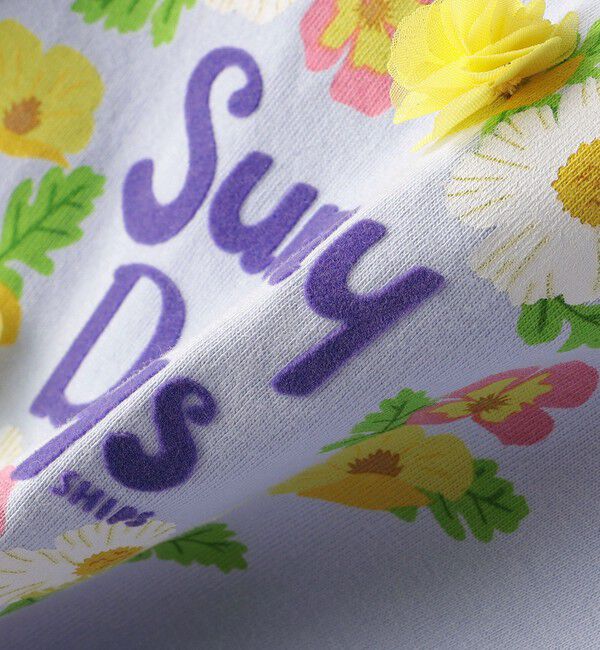 SHIPS KIDS「SHIPS KIDS:80～90cm / サニーデイズ プリント 長袖 TEE」|Tシャツ・カットソー|