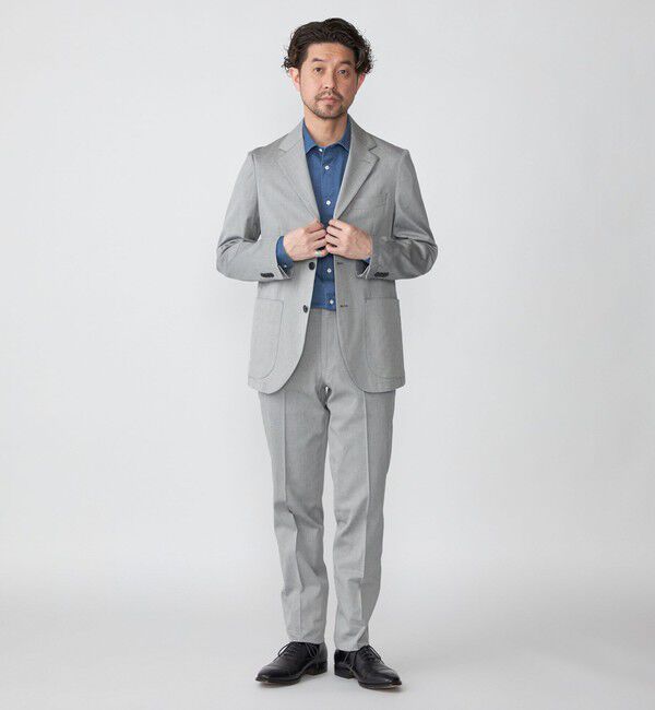 SHIPS「SHIPS:〈手洗い可能〉コットン ノープリーツ コードレーン パンツ」|チノ|