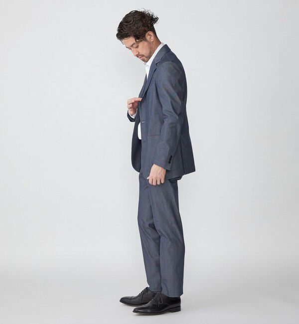 SHIPS「SHIPS:〈手洗い可能〉コットン ノープリーツ コードレーン パンツ」|チノ|