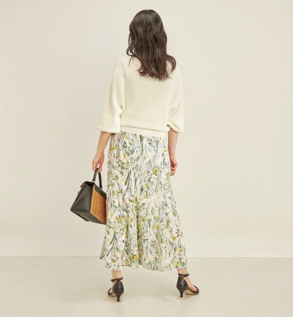 SHIPS for women「〈手洗い可能〉ペーパー コットン ワイド プルオーバー」|ニット・セーター|