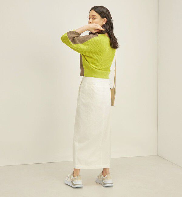 SHIPS for women「〈手洗い可能〉ペーパー コットン ワイド プルオーバー」|ニット・セーター|