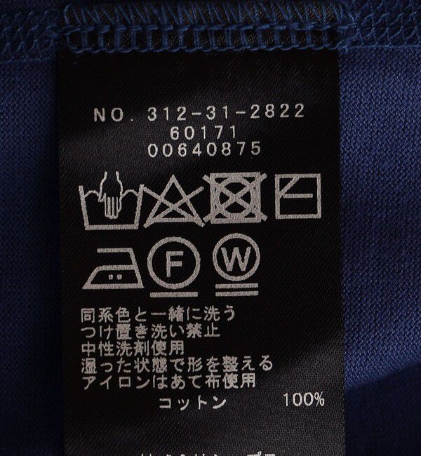 SHIPS for women「SHIPS Primary NavyLabel:〈手洗い可能〉BIG Tシャツ」|Tシャツ・カットソー|