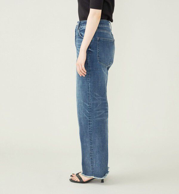 quaranciel「quaranciel:〈洗濯機可能〉ハンサム テーパード デニム パンツ」|デニム|