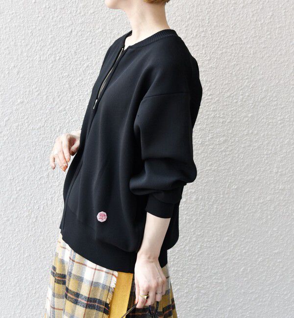 SHIPS any「《追加予約》【WEB限定】SHIPS any:〈洗濯機可能〉ジップアップ ニット ブルゾン カーディガン」|カーディガン|