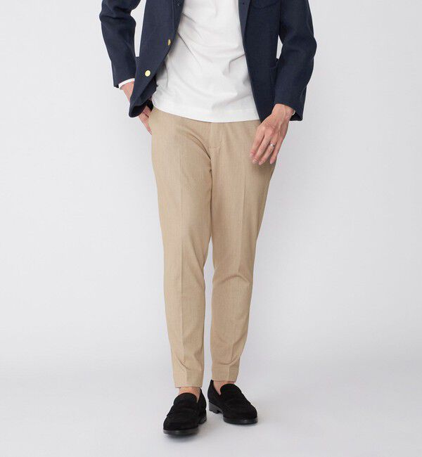 SHIPS「【WEB限定】SHIPS: WONDER デニムライク スラックス」|スラックス|ベージュ