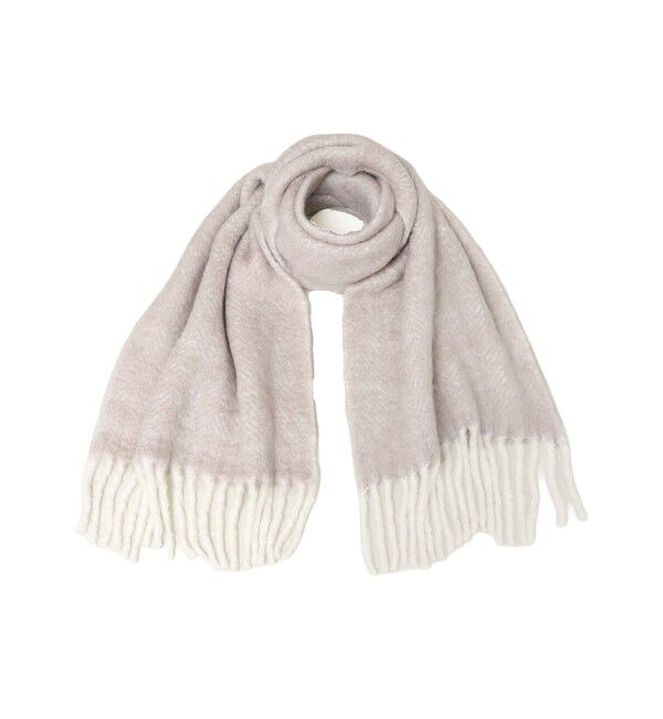 SHIPS any「PANKAJ:〈手洗い可能〉ウール ミックス チェック ボリューム ストール」|ストール|