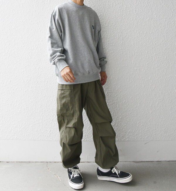 SHIPS any「【WEB限定】SHIPS any: アイビーライク ワンポイント 刺繍 ロゴ スウェット 24FW◇」|スウェット・ジャージ|