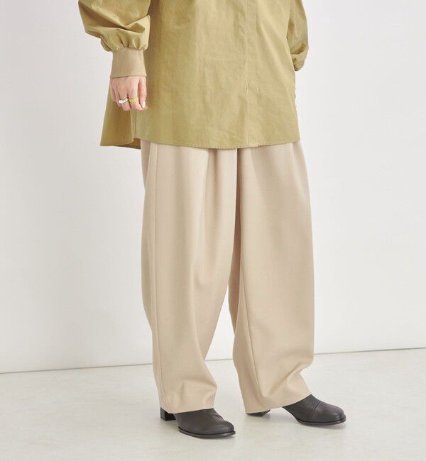 SHIPS for women「Wai+:  ウール ポリエステル ブレンド スラックス ◇」|その他|