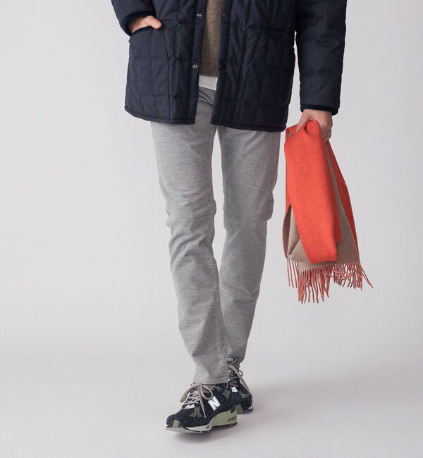 SHIPS「SHIPS: KAKEGAWA コーデュロイ 5ポケット スリム パンツ」|チノ|