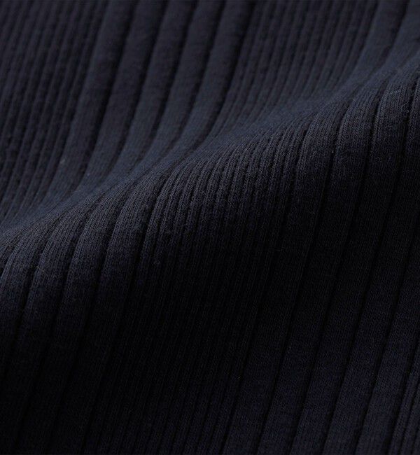 SHIPS KIDS「SHIPS KIDS:80～90cm / ランダム リブ ハイネック カットソー」|Tシャツ・カットソー|