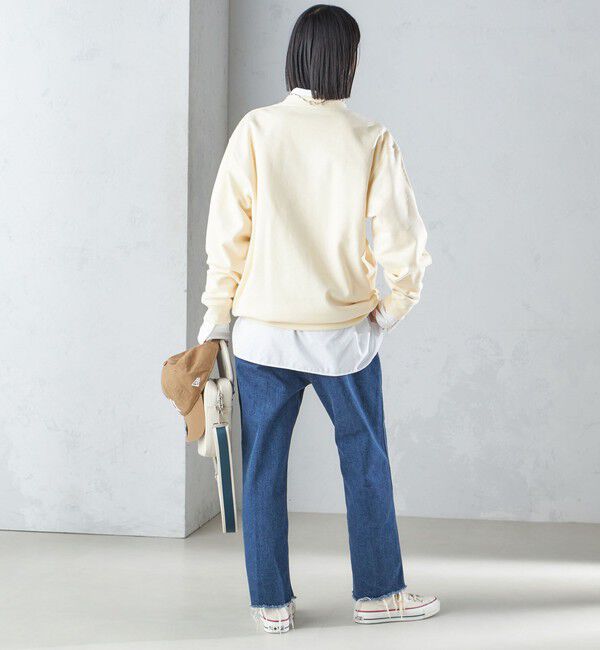 SHIPS for women「【SHIPS別注】Odub:〈手洗い可能〉メタリック ロゴ スウェット 24SS ◇」|スウェット・ジャージ|