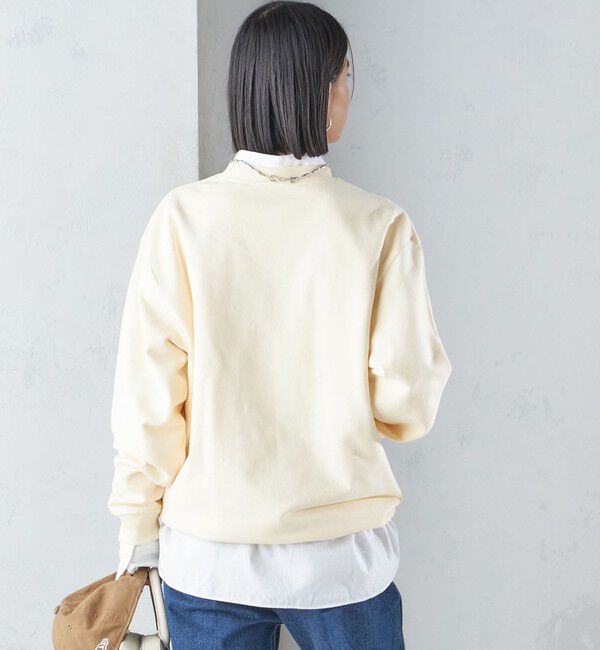 SHIPS for women「【SHIPS別注】Odub:〈手洗い可能〉メタリック ロゴ スウェット 24SS ◇」|スウェット・ジャージ|