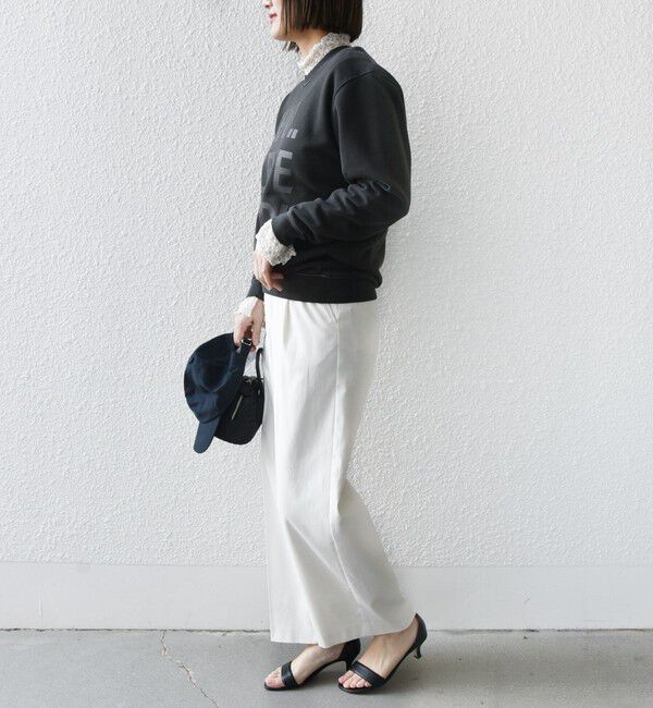 SHIPS for women「【SHIPS別注】Odub:〈手洗い可能〉メタリック ロゴ スウェット 24SS ◇」|スウェット・ジャージ|