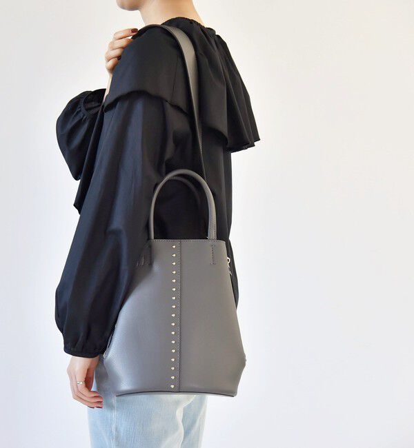 quaranciel「quaranciel: 2way スタッズ バケツ トート バッグ」|トートバッグ|