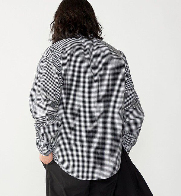 SHIPS「SHIPS: Wポケット ウォッシュド タイプライター 長袖 シャツ 〈チェック／ストライプ／単色〉」|シャツ・ブラウス|