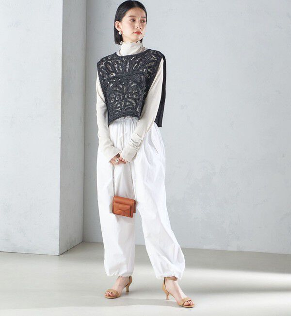 SHIPS for women「〈手洗い可能〉裾ドロスト ナイロン カーゴ パンツ ◇」|その他|