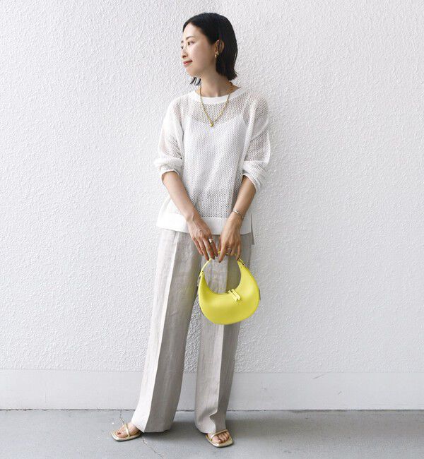 SHIPS for women「〈手洗い可能〉メッシュ ニット ◇」|ニット・セーター|