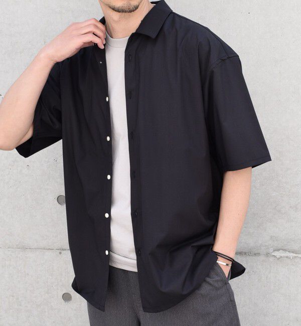 SHIPS any「SHIPS any: バンブー レーヨン ルーズ ハーフスリーブ シャツ ［BRIOS］◇」|シャツ・ブラウス|