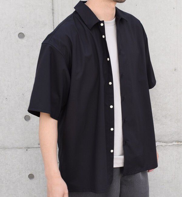 SHIPS any「SHIPS any: バンブー レーヨン ルーズ ハーフスリーブ シャツ ［BRIOS］◇」|シャツ・ブラウス|