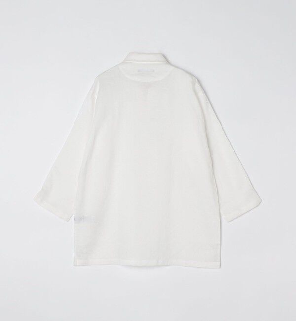 SHIPS「SHIPS: SOLOTEX(R) リネン 7スリーブ カプリシャツ」|シャツ・ブラウス|