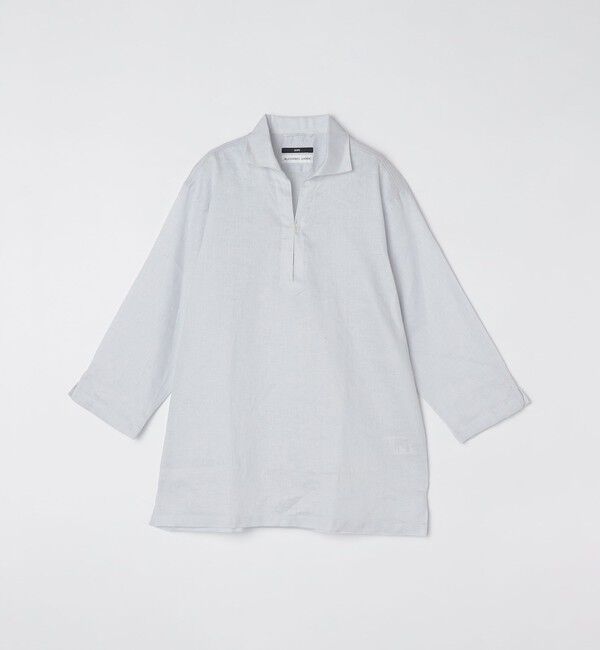 SHIPS「SHIPS: SOLOTEX(R) リネン 7スリーブ カプリシャツ」|シャツ・ブラウス|