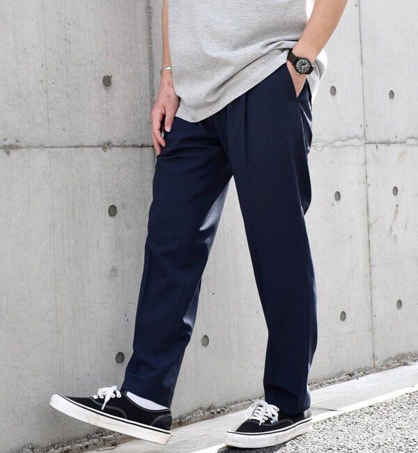 SHIPS any「SHIPS any: COOLMAX ジャストレングス テーパード パンツ ＜セットアップ対応＞◇」|チノ|