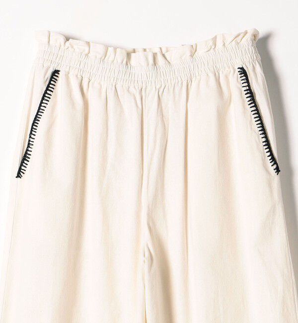 SHIPS any「bon_meur:〈洗濯機可能〉ブランケット エンブロイダリー パンツ」|その他|