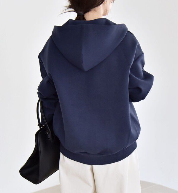 quaranciel「quaranciel:〈洗濯機可能〉ポンチ ダブルジップ スウェット パーカー」|パーカー|