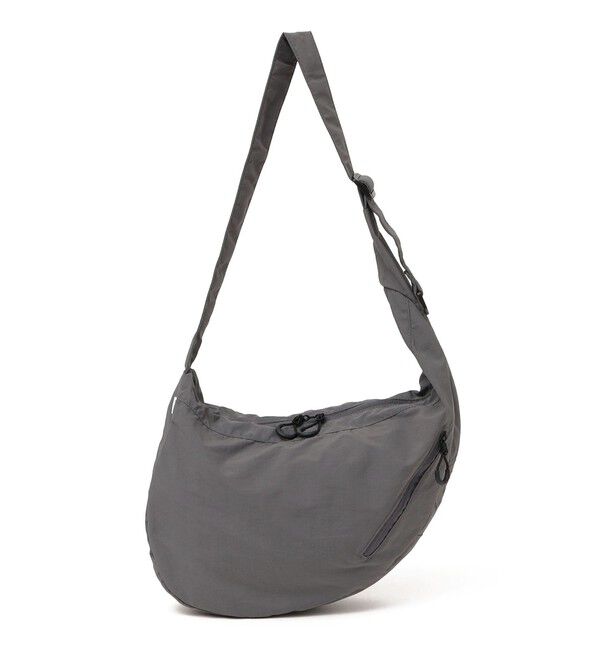 SHIPS any「SHIPS any: リップストップ ナイロン ロゴ 刺繍 クレッセント ショルダーバッグ◇」|ショルダー・メッセンジャー|