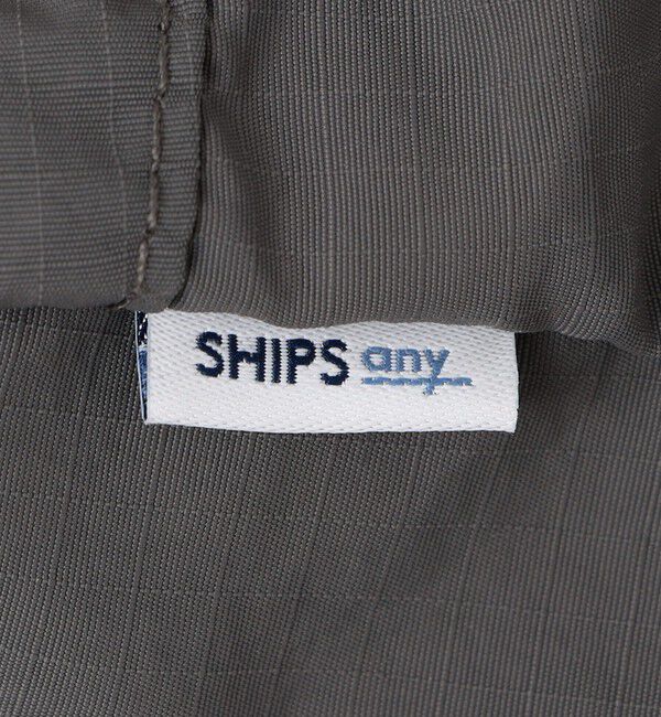SHIPS any「SHIPS any: リップストップ ナイロン ロゴ 刺繍 クレッセント ショルダーバッグ◇」|ショルダー・メッセンジャー|