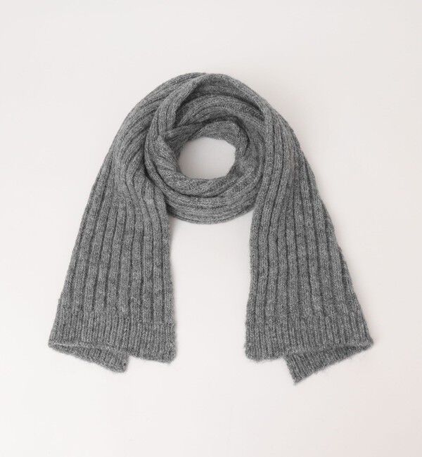 quaranciel「quaranciel: リブ ボリューム ロング マフラー」|マフラー|