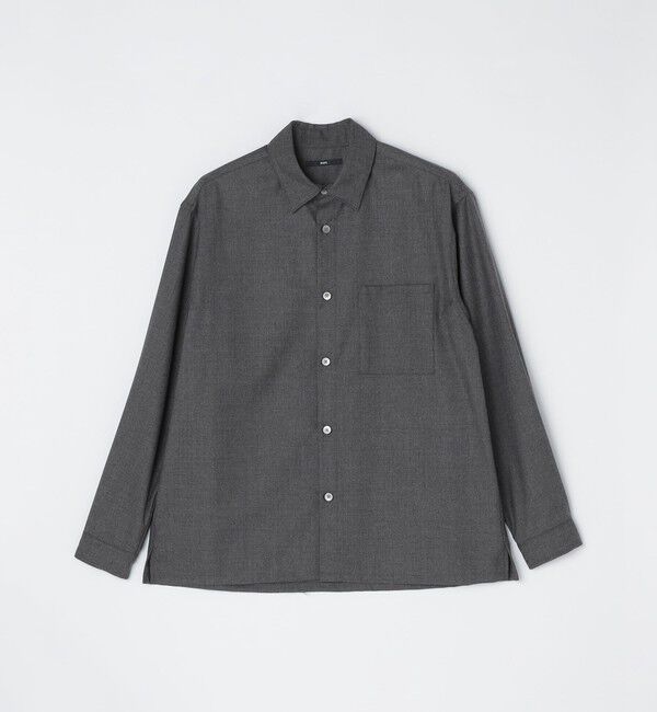 SHIPS「SHIPS: CORDURA(R) ウール リラックス レギュラーカラー シャツ」|シャツ・ブラウス|