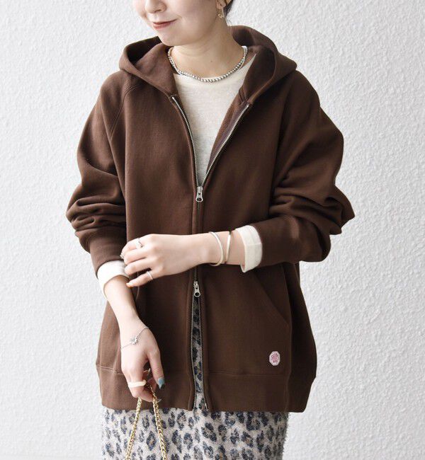 SHIPS any「《一部追加予約》SHIPS any:〈洗濯機可能〉USAコットン 裏起毛 ジップ スウェット パーカー」|パーカー|