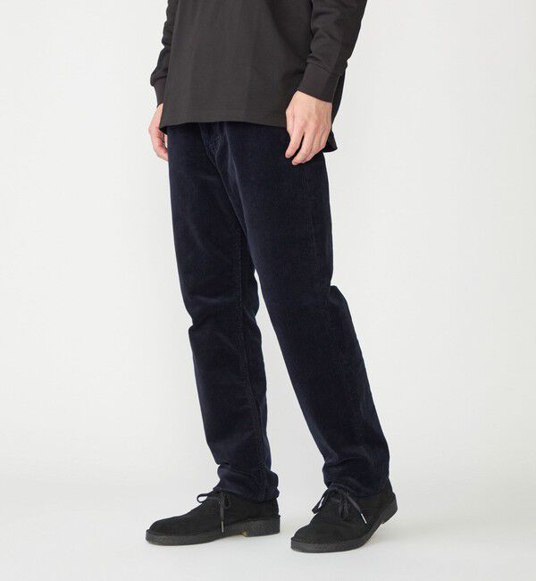 SHIPS「SHIPS: コーデュロイ 5ポケット スリム パンツ」|その他|ネイビー