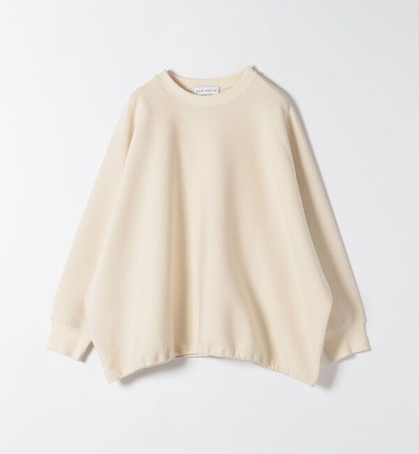 quaranciel「《一部追加予約》quaranciel:〈洗濯機可能〉ポンチ ドロスト ルーズ プルオーバー」|スウェット・ジャージ|