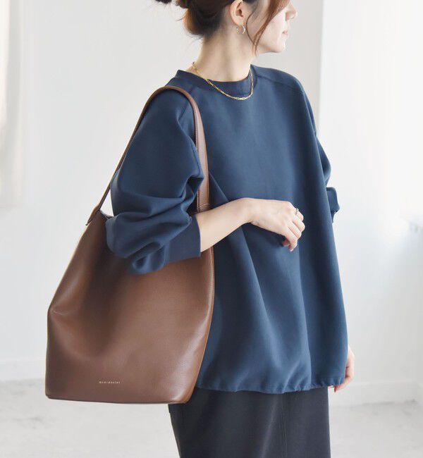 quaranciel「《一部追加予約》quaranciel:〈洗濯機可能〉ポンチ ドロスト ルーズ プルオーバー」|スウェット・ジャージ|