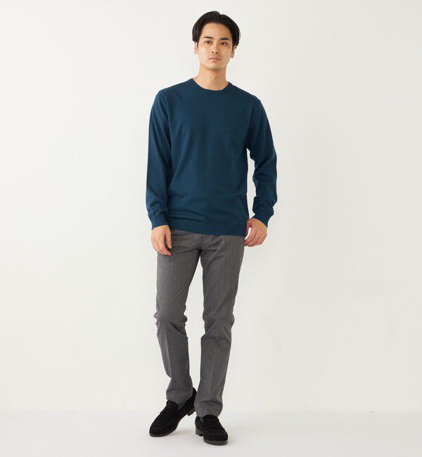 SHIPS Colors 「SHIPS Colors:〈手洗い可能〉アンチピリング 12G クルーネック ニット」|ニット・セーター|