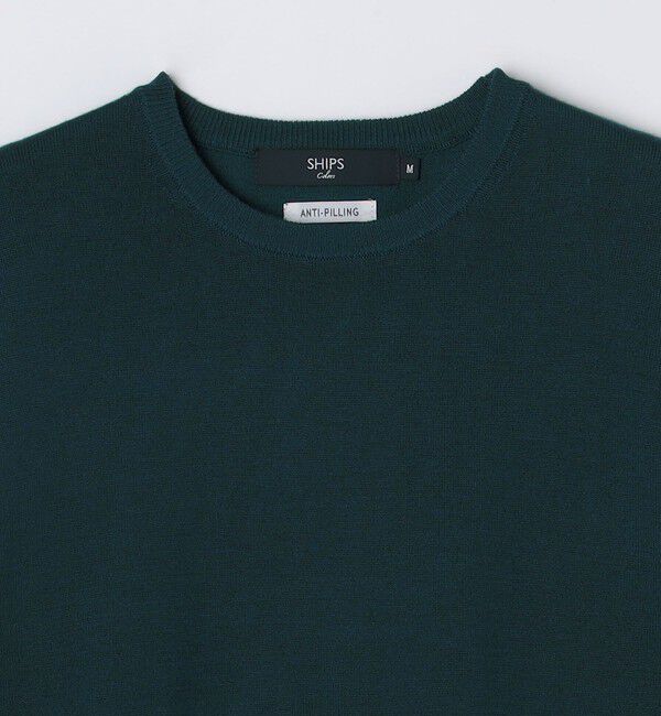 SHIPS Colors 「SHIPS Colors:〈手洗い可能〉アンチピリング 12G クルーネック ニット」|ニット・セーター|