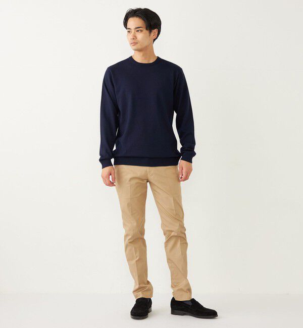 SHIPS Colors 「SHIPS Colors:〈手洗い可能〉アンチピリング 12G クルーネック ニット」|ニット・セーター|