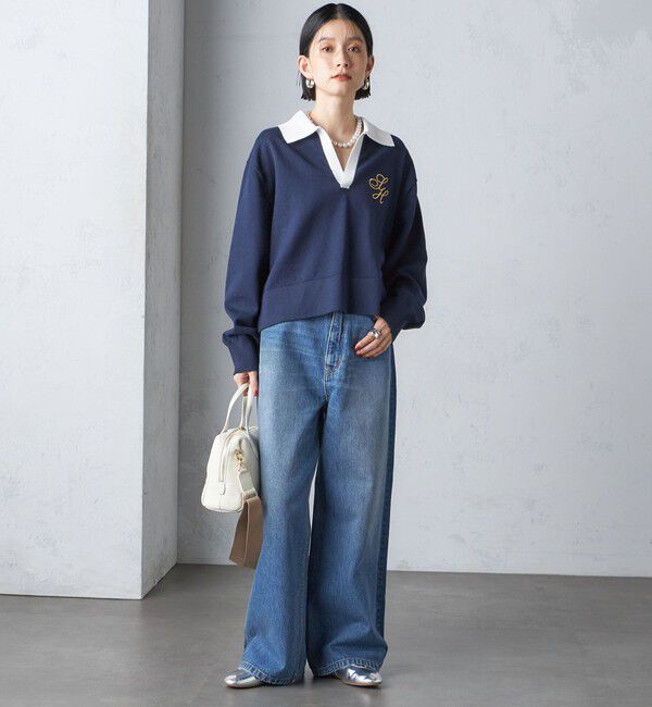 SHIPS for women「〈洗濯機可能〉パッチワーク デニム」|デニム|