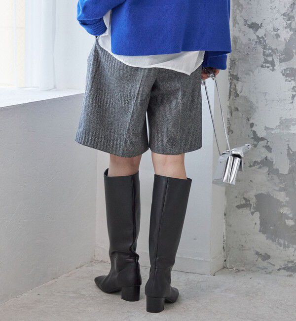 SHIPS for women「千鳥 フラノ センター プレスショート パンツ」|その他|